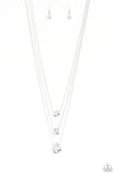 Paparazzi Lustrous Layers - White Necklace