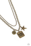 Paparazzi Masterpiece in Progress - Brass Necklace