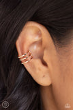 Paparazzi Metro Mashup Gold Earrings