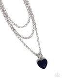 Paparazzi HEART Gallery - Blue Heart Necklace