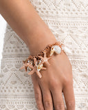 Paparazzi Seashell Song - Copper Bracelet