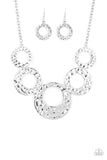 Paparazzi Mildy Metro Silver Necklace - The Jewelry Box Collection 