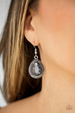 Paparazzi Grandmaster Shimmer - Silver Earrings