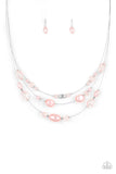 Paparazzi Pacific Pageantry - Pink Necklace - The Jewelry Box Collection 