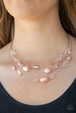 Paparazzi Pacific Pageantry - Pink Necklace - The Jewelry Box Collection 