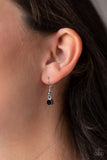 Paparazzi Special Treatment - Black Necklace and matching earrings - The Jewelry Box Collection 