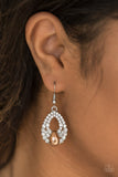 Paparazzi Share The Wealth - Brown - Rhinestones Earrings