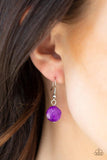 Paparazzi Treasure Shore - Purple Necklace - The Jewelry Box Collection 