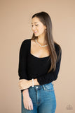 Paparazzi Uptown Opulence - White Necklace and Matching Earrings