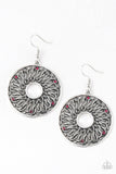 Paparazzi Malibu Musical - Multi Rhinestones - Earrings - The Jewelry Box Collection 