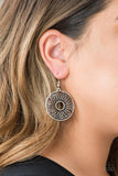 Paparazzi Malibu Musical - Multi Rhinestones - Earrings - The Jewelry Box Collection 