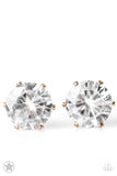 Paparazzi Just In TIMELESS Gold Post Earring