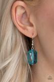Paparazzi ICE Versa - Blue Acrylic - Necklace and matching Earrings
