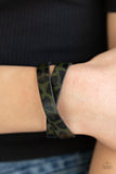 Paparazzi All GRRirl - Green Bracelet - The Jewelry Box Collection 