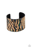 Paparazzi Show Your True Stripes - Blue Cork Bracelet