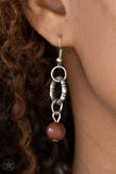 Paparazzi Charmed, I Am Sure - Brown Necklace - The Jewelry Box Collection 