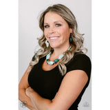 Paparazzi In Good Glazes - Blue Necklaces - The Jewelry Box Collection 