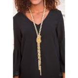 SCARFed for Attention - Gold - The Jewelry Box Collection 