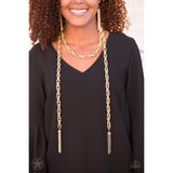 SCARFed for Attention - Gold - The Jewelry Box Collection 