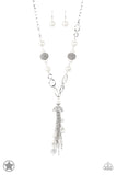 Paparazzi Designated Diva - White Necklace - The Jewelry Box Collection 
