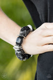 Paparazzi Glaze of Glory - Black Bracelet - The Jewelry Box Collection 
