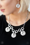 Paparazzi Hypnotized - Silver Necklace - The Jewelry Box Collection 