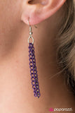 Paparazzi Colorful Calamity - Purple Necklace - The Jewelry Box Collection 
