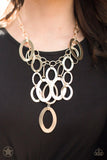 Paparazzi A Golden Spell Gold Necklace - The Jewelry Box Collection 