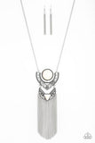Paparazzi Spirit Trek - White Stone - Necklace - 2019 Convention Exclusive