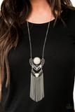 Paparazzi Spirit Trek - White Stone - Necklace - 2019 Convention Exclusive