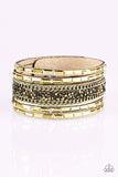 Paparazzi Less Bitter, More Glitter!  - Brass wrap bracelet