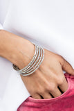 Paparazzi Camera Shy Simmer - Multi Iridescent Bracelet