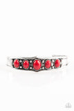 Paparazzi Highlander - Red Bracelet