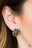 Paparazzi Whats Yours Is Mine - Green Post Earring