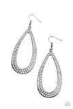 Paparazzi Diamond Distraction - Black Earring