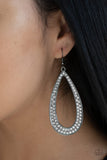 Paparazzi Diamond Distraction - Black Earring