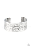 Paparazzi Garden Variety - Silver Necklace and Matching Earrings - The Jewelry Box Collection 
