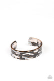 Paparazzi Glaze Daze - Black Acrylic Bracelet - The Jewelry Box Collection 