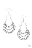 Paparazzi Hang ZEN! - Silver Earrings