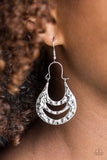 Paparazzi Hang ZEN! - Silver Earrings