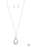 Paparazzi Red Carpet Royal White Necklace - The Jewelry Box Collection 