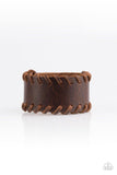 Paparazzi Any Which HIGHWAY - Brown Leather Bracelet - The Jewelry Box Collection 