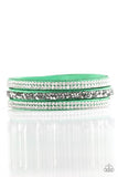 Paparazzi Urban Bracelet - Mega Glam - Green