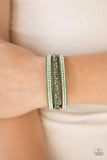 Paparazzi Urban Bracelet - Mega Glam - Green