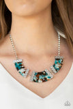 Paparazzi HAUTE-Blooded Blue Necklace