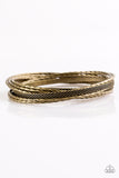 Paparazzi Metal Mogul - Brass Bracelet