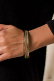 Paparazzi Metal Mogul - Brass Bracelet