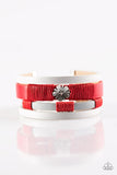 Paparazzi Wildflower Wanderlust - Red - Bracelet