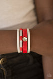 Paparazzi Wildflower Wanderlust - Red - Bracelet