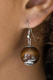 Paparazzi Effortlessly Everglades Brown Wood Necklace - The Jewelry Box Collection 